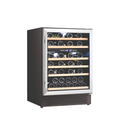 Cata UBSSWC60 - Stainless Steel 46 Bottle Wine Cooler - Dual Zone - F Energy Rating