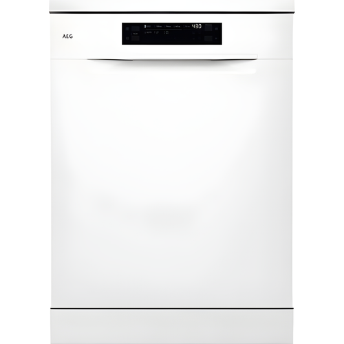 AEG GF5200D1SNW - White 60cm Freestanding Dishwasher - 13 Place Settings - D Energy