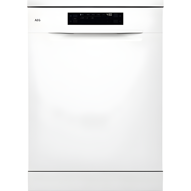 AEG GF5200D1SNW - White 60cm Freestanding Dishwasher - 13 Place Settings - D Energy