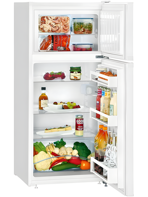 Liebherr CTE2131 - White Freestanding 80/20 Fridge Freezer - E energy