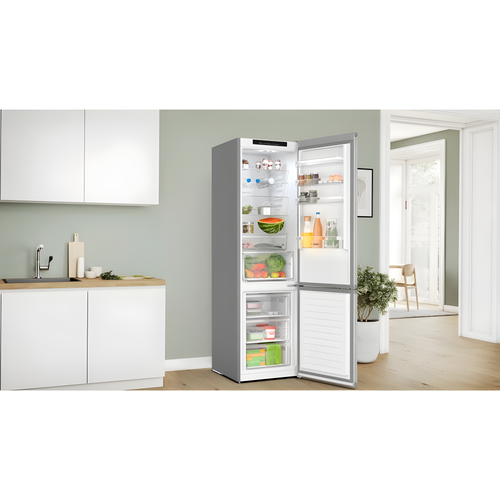 Bosch KGN392LBFG Series 4 - Stainless Steel 70/30 Fridge Freezer - 363L Capacity - B Energy Rating