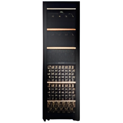 Haier HWS201GDFH1K - Black 201 Bottle Wine Cooler - Freestanding - F Rated