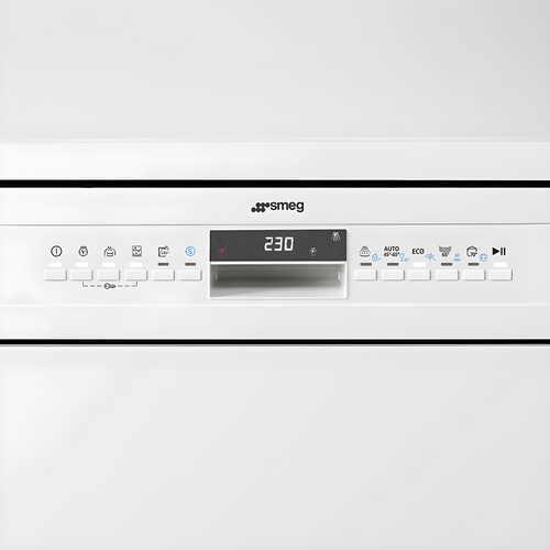 Smeg DF344BW - White Dishwasher - 13 Place Settings - B Energy