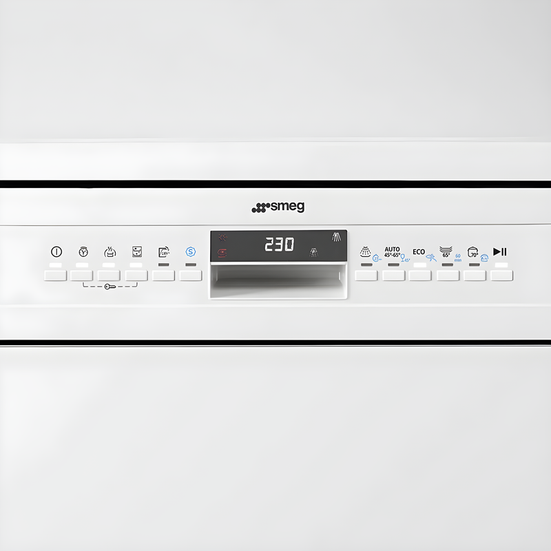 Smeg DF344BW - White Dishwasher - 13 Place Settings - B Energy