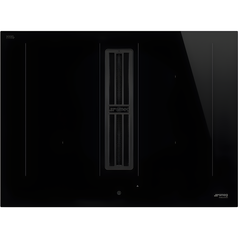 Smeg HOBD472D2 - Black 80cm Vented Induction Hob - 4 Zones - A+ Energy Rating