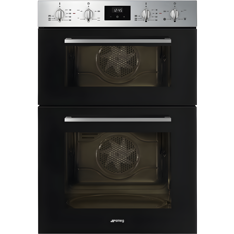 Smeg DOSF400B - Stainless Steel Double Ovens - 105L Capacity - A Energy Rating