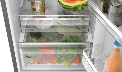 Bosch KGN39OCAFG - Cast Iron Grey Fridge Freezer - 70/30 Split - A Energy