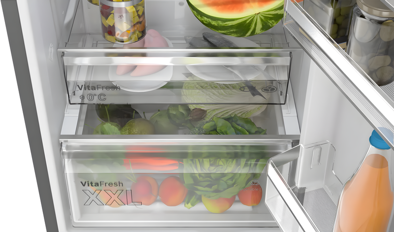 Bosch KGN39OCAFG - Cast Iron Grey Fridge Freezer - 70/30 Split - A Energy