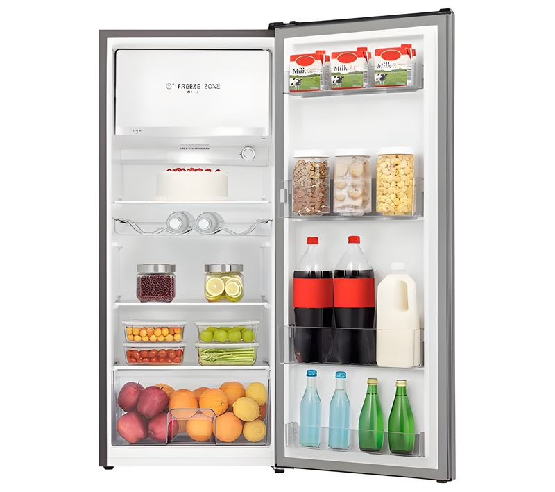 HISENSE RR220D4BDE - Silver Fridge - 150L Capacity - E Energy Rating