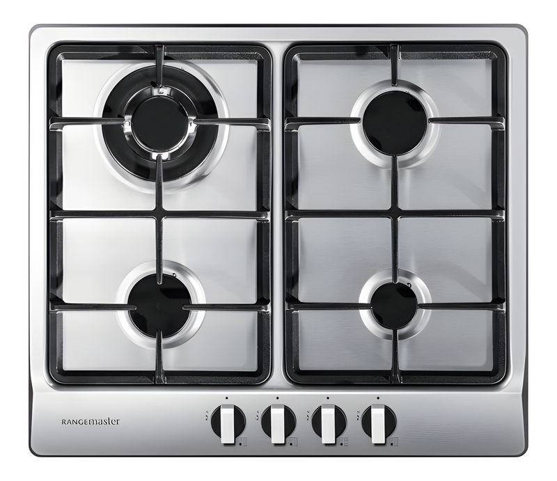 Rangemaster RMB60HPNGFSS - Stainless steel 4 Zone Gas Hob
