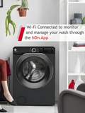 Hoover HW 410AMBCB/1-80 - Black 10KG Washing Machine - 1400 RPM - A energy