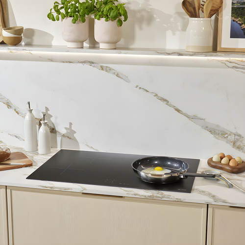 Caple C8641iMB - Matt Black 4 Zone Induction Hob - 77cm