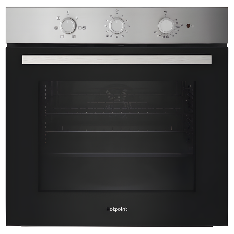 Hotpoint HO 235H X UK- Stainless Steel Single Oven - 71L - A Energy