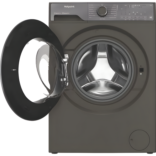 Hotpoint HB123WGCAREUK - Manhattan Grey Washing Machine - 1400 RPM - A energy