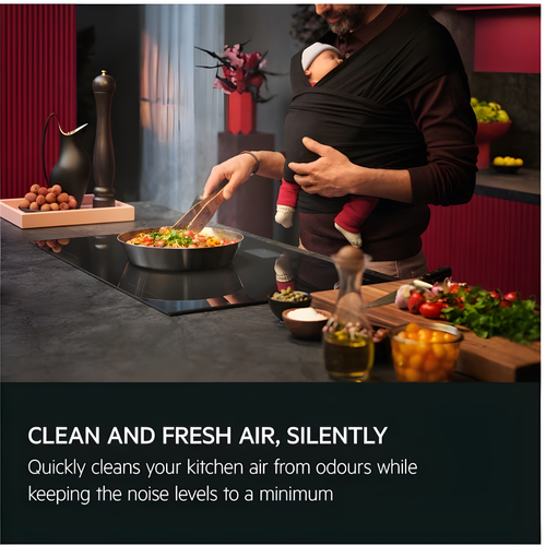 AEG NDV8761CT - Black Chimney Cooker Hood - 760m³/h - A+ Energy