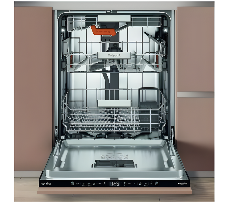Hotpoint H8IB15M4TS UK - Integrated Dishwasher - 15 Place Settings - B Energy