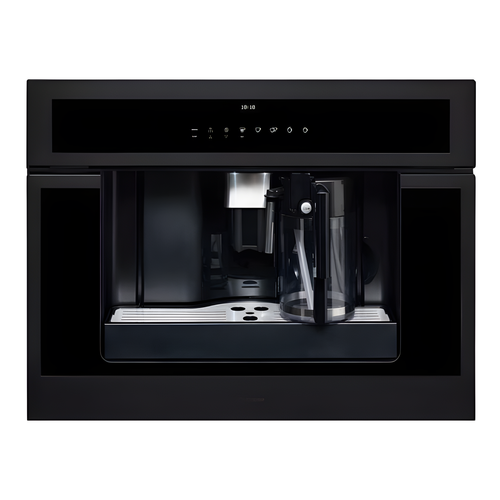 Caple CM465BS - Black Steel Built In Coffee Center - 1.8L Tank, 200g Beans, 30 Programs - A Energy