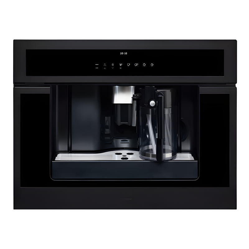 Caple CM465BS - Black Steel Built In Coffee Center - 1.8L Tank, 200g Beans, 30 Programs - A Energy