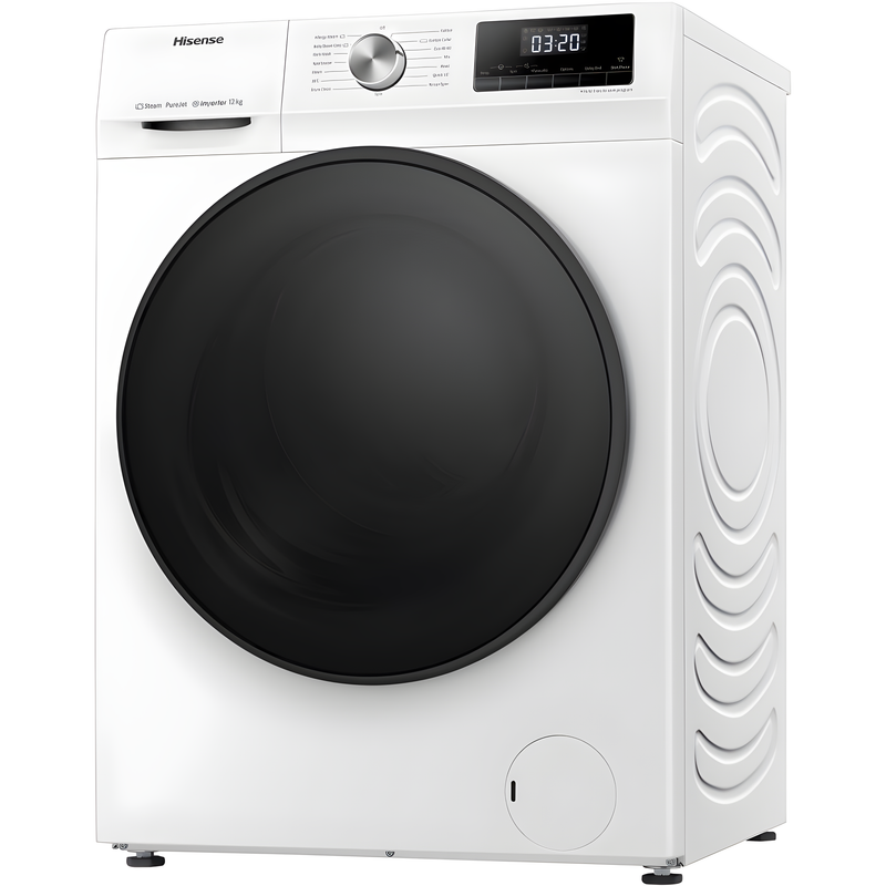 Hisense WFQA1214EVJM - White 12KG Washing Machine - 1400 RPM - A energy