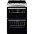 AEG CIX6500ABM - Stainless Steel Induction Electric Double Oven Cooker - 77/39L Capacity - A Energy Rating