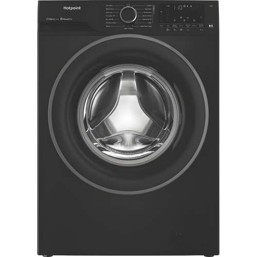 Hotpoint HB93WBCAREUK - Black 9KG Washing Machine - 1400RPM - A energy