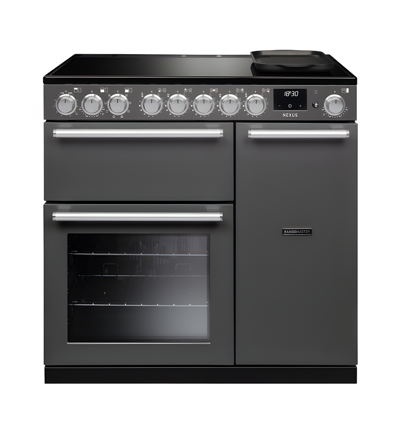 Rangemaster Nexus 90 NEX90EIPSLT/CM1 - Slate Range Cooker - Induction - A/A Energy