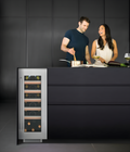 Caple Wi3150 - Black Integrated Wine Cooler - 20 Bottles - F Energy