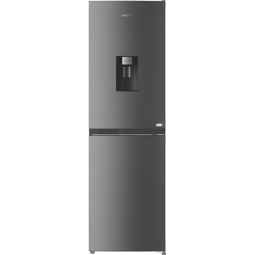 Hotpoint HPKF 3242W XP5UK - Brushed Steel Fridge Freezer - 50/50 - D Energy