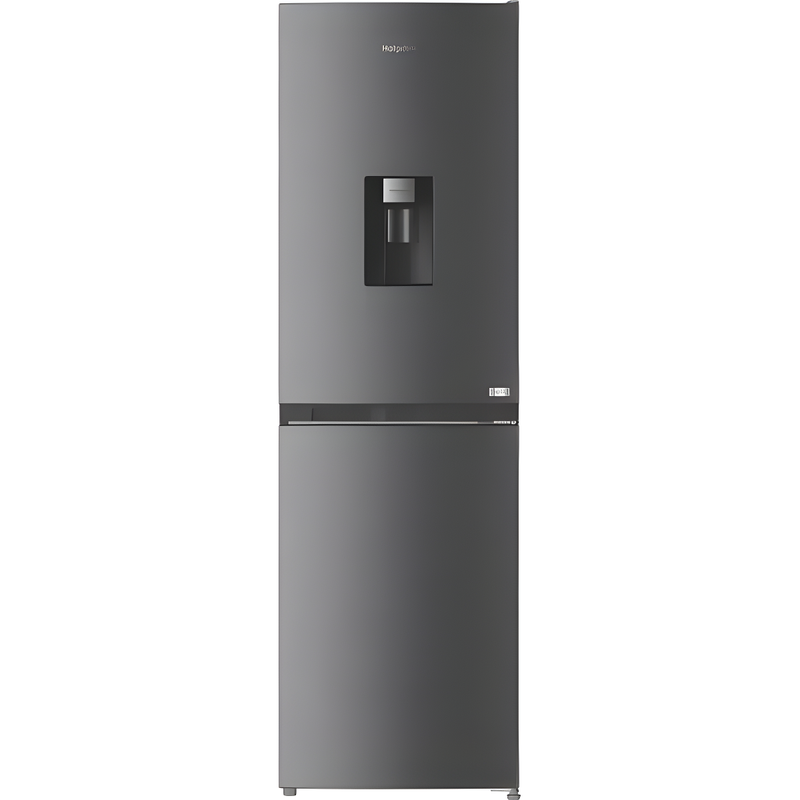 Hotpoint HPKF 3242W XP5UK - Brushed Steel Fridge Freezer - 50/50 - D Energy