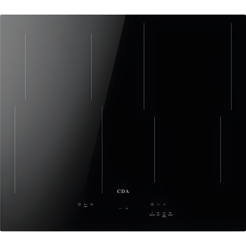 CDA HN6112FR - Black 4 Zone Electric Hob
