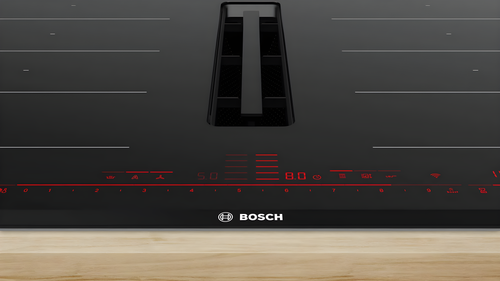 Bosch PXX875D67E - Black 80cm Venting Hob - 4 Zones - B Energy Rated