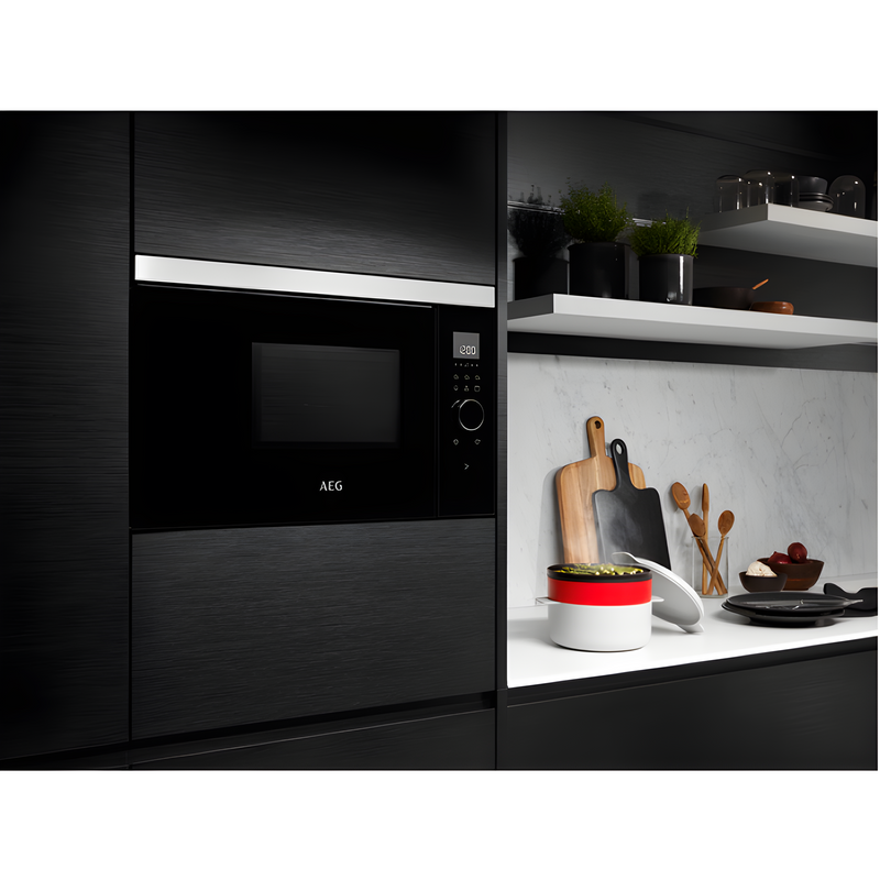 AEG MBB1756DEM - Black Built in Electric Microwave