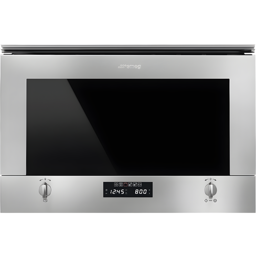 Smeg MP422X1 - Stainless Steel Built-In Microwave with Grill - 23L - 850W