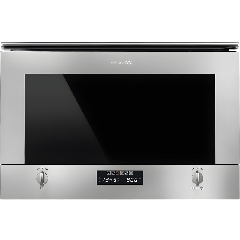 Smeg MP422X1 - Stainless Steel Built-In Microwave with Grill - 23L - 850W