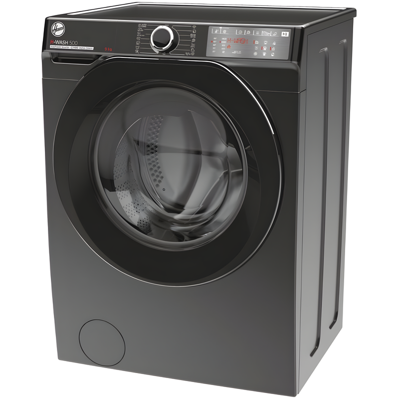 Hoover HWB 49AMBCR/1-80 - Wi-Fi Connected Grey Freestanding 9KG Washing Machine - 1400 RPM - A energy