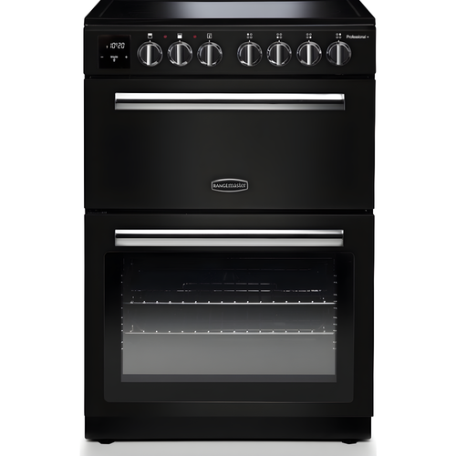 Rangemaster PROPL60ECBL/C - Black Ceramic Electric Cooker - Double Oven - A Rated