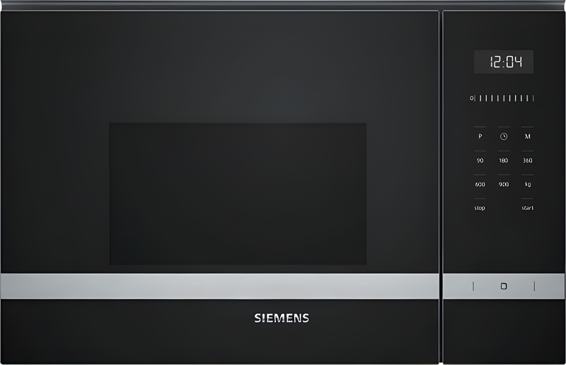 Siemens BF555LMS0B - Stainless Steel Built In Microwave - 25L Capacity - 900W