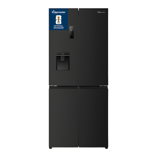 Fridgemaster MQ79460DB - Black American Fridge Freezer - 460L - D Energy Rating