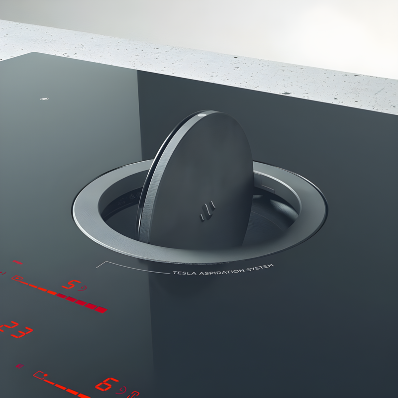 Elica NT-SWITCH-BLK-DO - Black 4 Zone Induction Hob