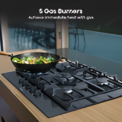 Hisense GG773B - Black Gas Hob - 5 Burners