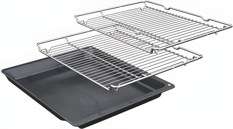 Bosch HBG7741B1B - Black Built in Electric Single Oven - Pyrolytic cleaning - A+ energy