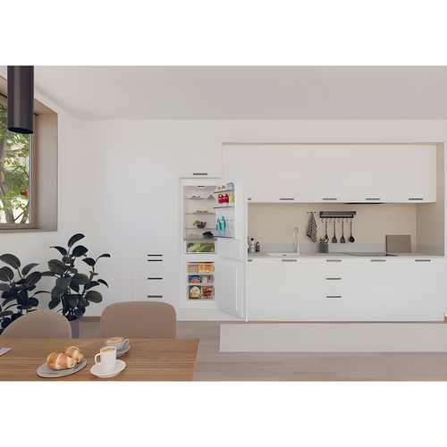 Hoover HOBBML18EK - White Integrated Fridge Freezer - 250L - E Energy Rating