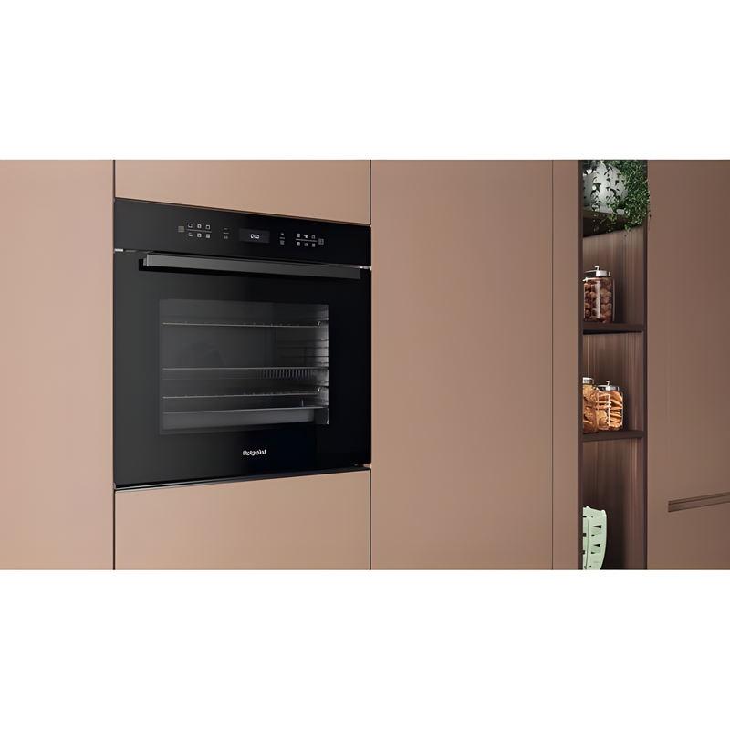 Hotpoint HOI68CT0SBUK - Black Built-In Single Oven - 73L - A+ Energy