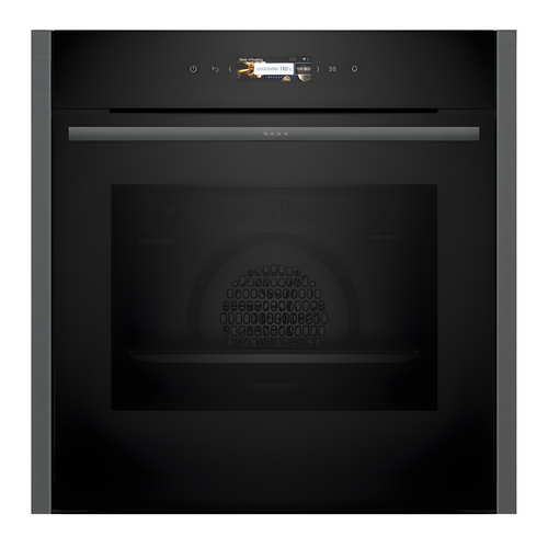 Neff B24CR31G0B - Graphite Built in Electric Single Oven - A+ energy