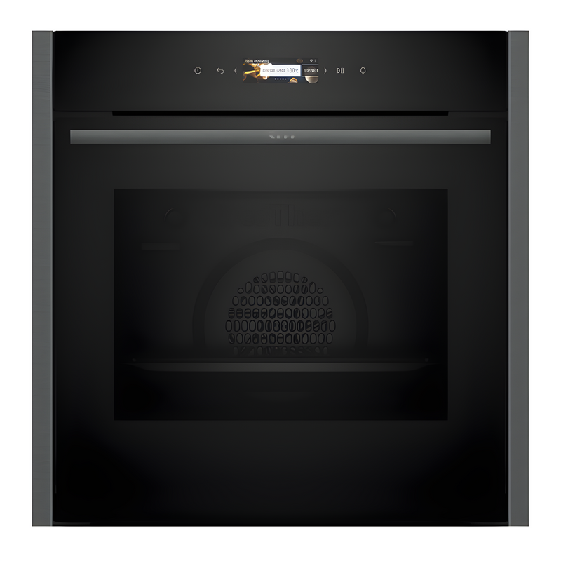 Neff B24CR31G0B - Graphite Built in Electric Single Oven - A+ energy