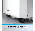 DAEWOO COL1600GE - White Dehumidifier - 18m² Coverage - A Energy