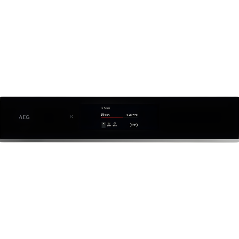 AEG TK8NK721B - Black Single Oven - 44L Compact Microwave Combination