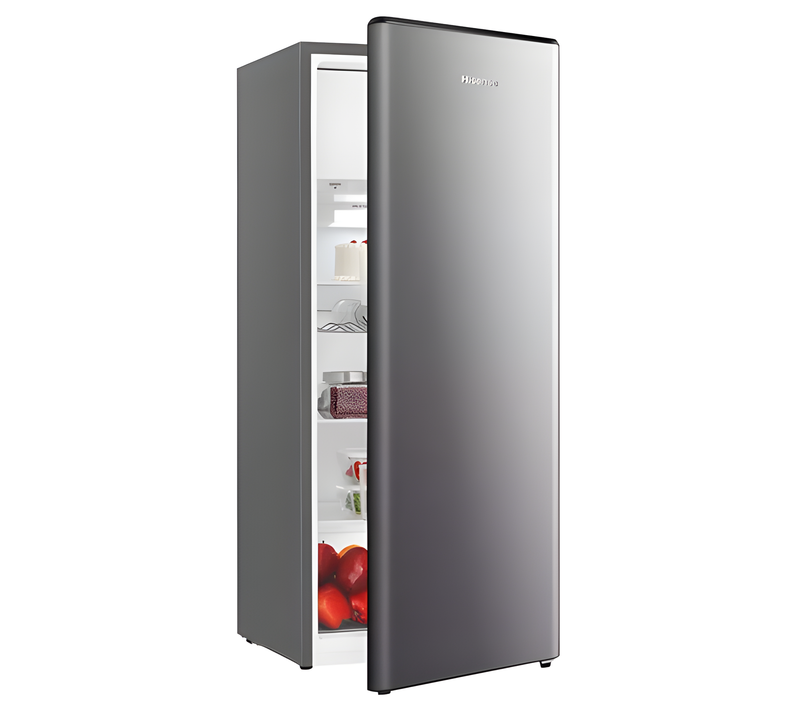 HISENSE RR220D4BDE - Silver Fridge - 150L Capacity - E Energy Rating