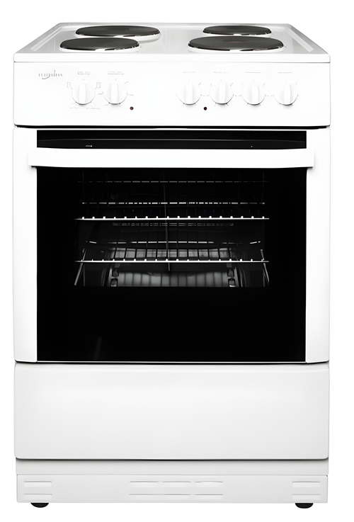 Statesman NAPIER60EW - White 4 Zone Electric Cooker - A energy