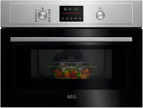 AEG KOX36506EM - Stainless Steel Built-In Combi Microwave - 41L - 1000W